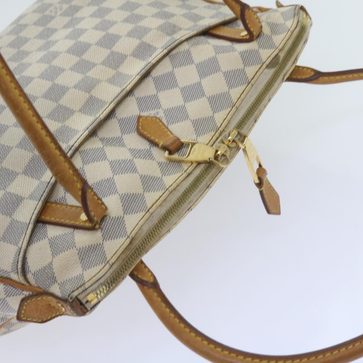 LOUIS VUITTON Damier Azur Figueri PM Shoulder Bag N41176 LV Auth 59334