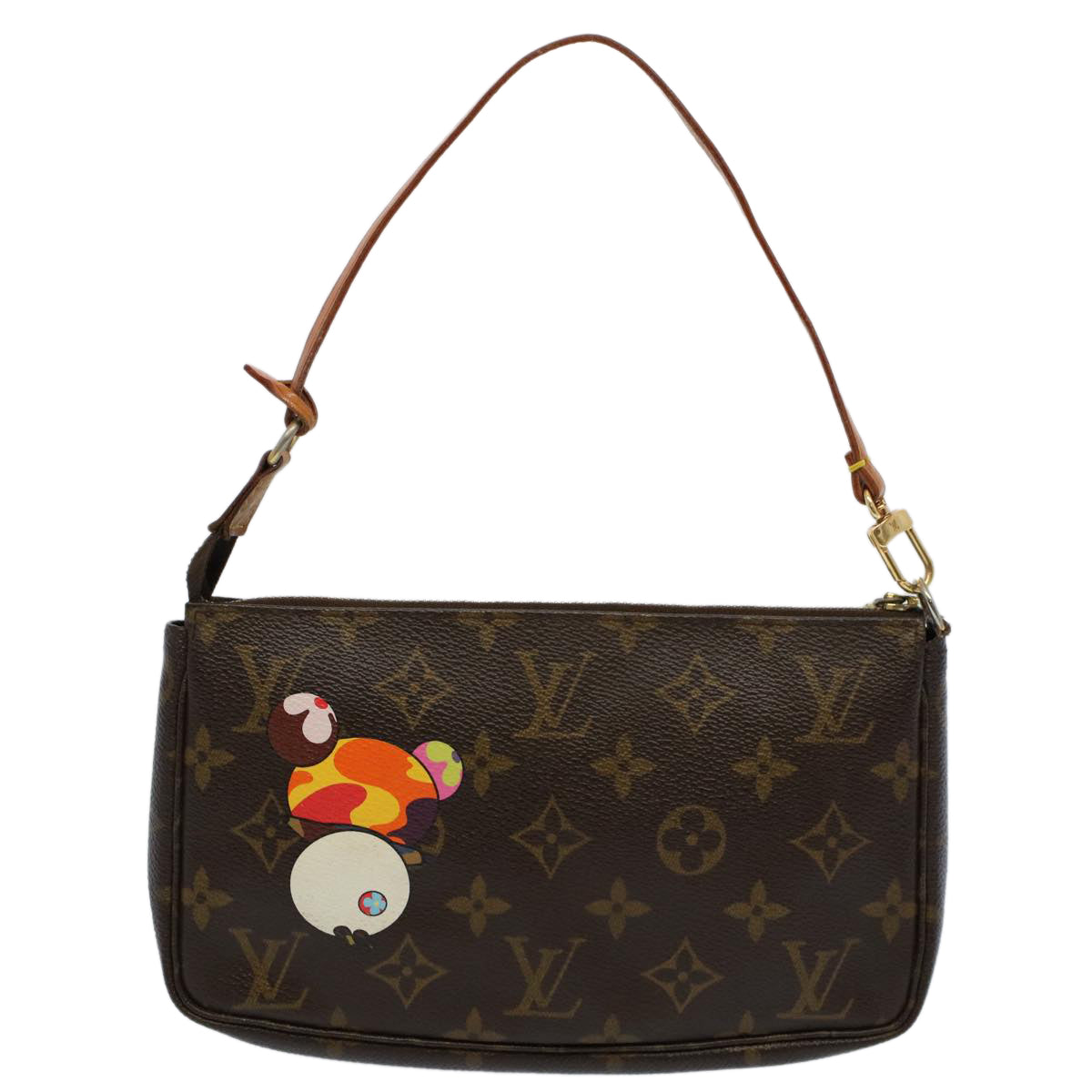 LOUIS VUITTON Monogram Panda Pochette Accessoires Pouch M51981 LV Auth 59380 - 0