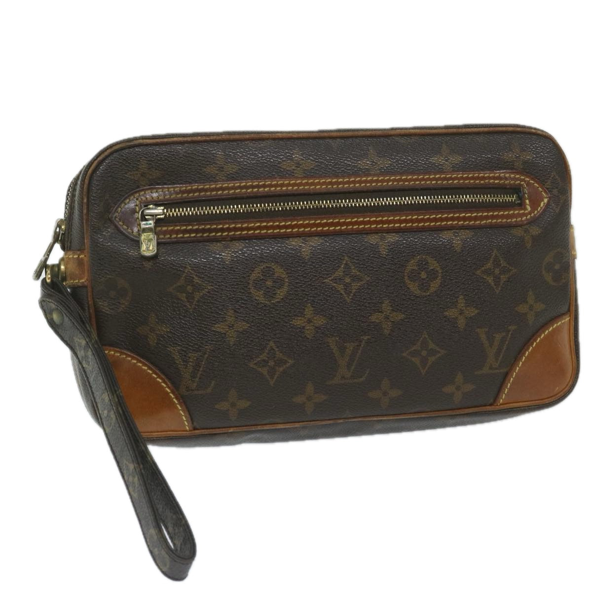 LOUIS VUITTON Monogram Marly Dragonne GM Clutch Bag M51825 LV Auth 59391