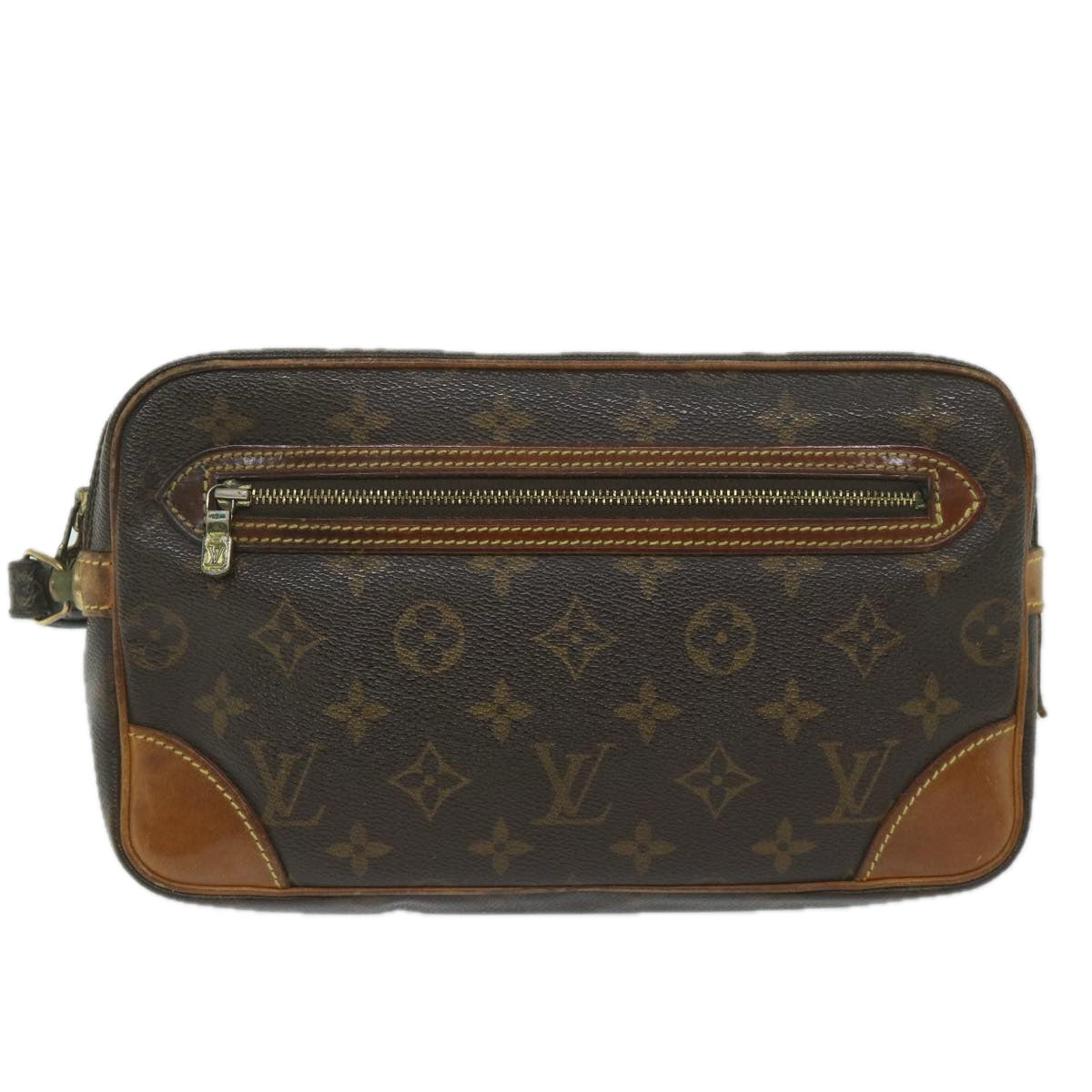 LOUIS VUITTON Monogram Marly Dragonne GM Clutch Bag M51825 LV Auth 59391