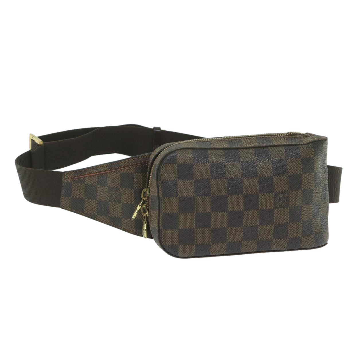 LOUIS VUITTON Damier Ebene Geronimos Shoulder Bag N51994 LV Auth 59392