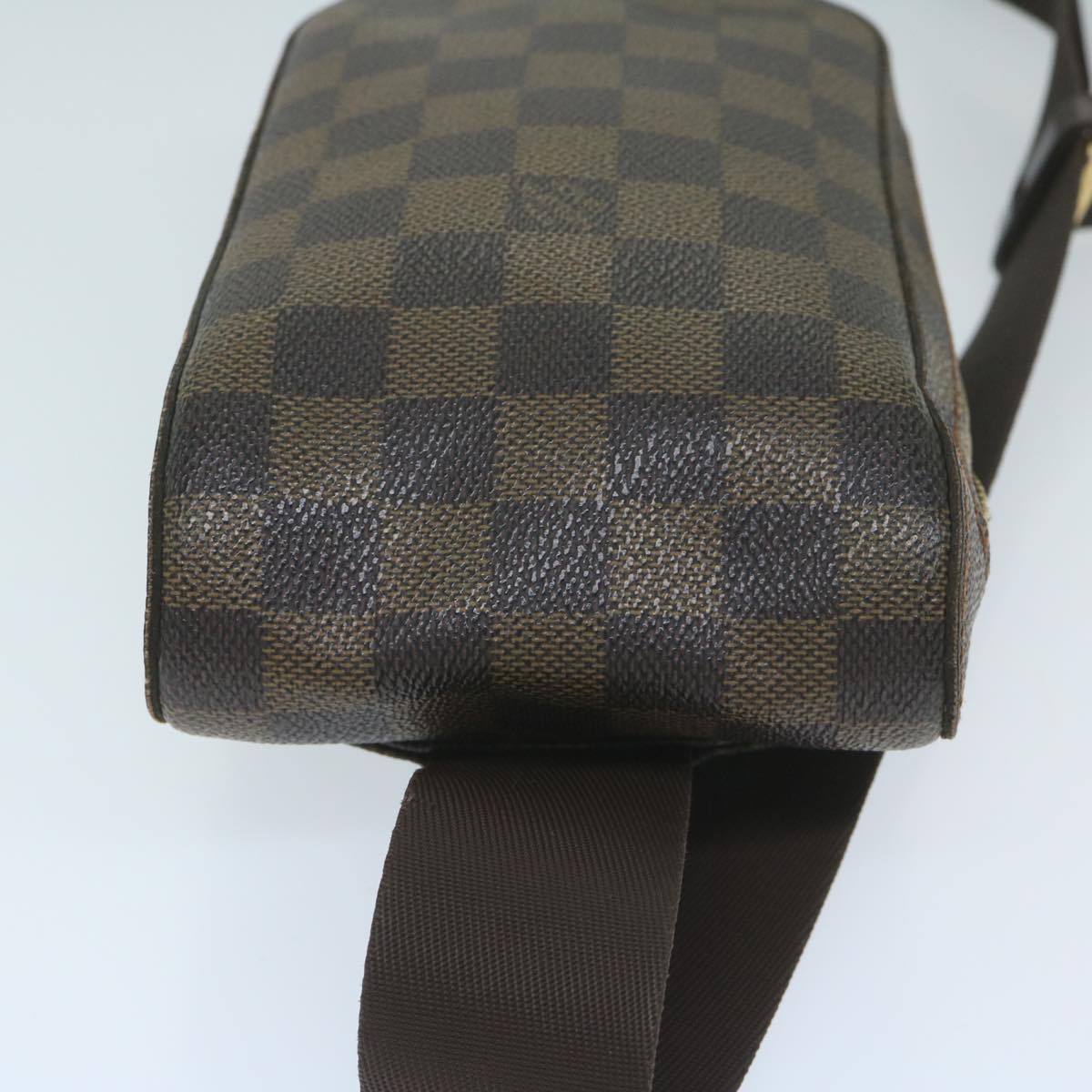 LOUIS VUITTON Damier Ebene Geronimos Shoulder Bag N51994 LV Auth 59392