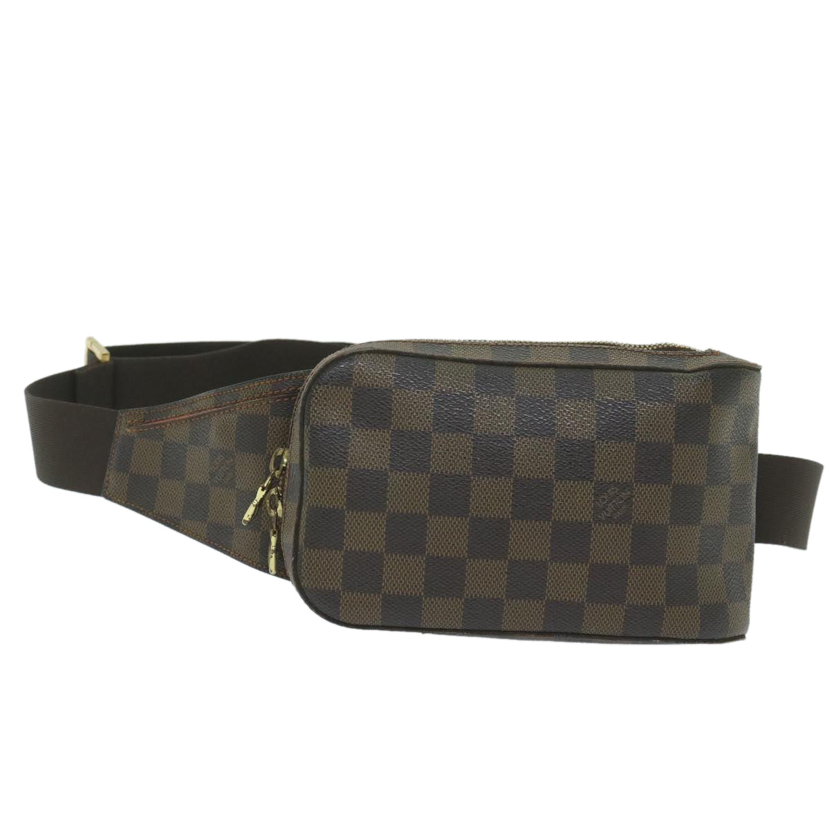 LOUIS VUITTON Damier Ebene Geronimos Shoulder Bag N51994 LV Auth 59392