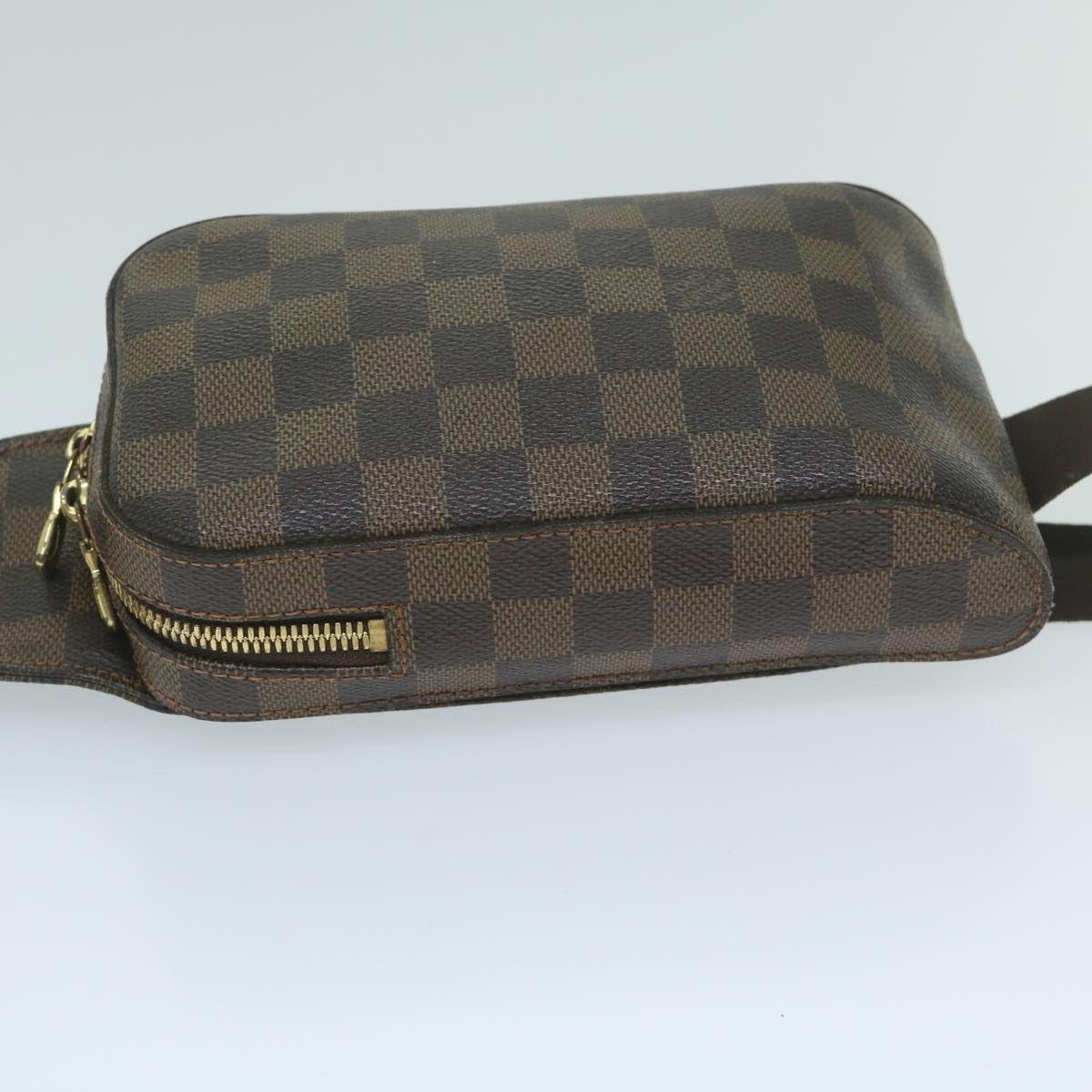 LOUIS VUITTON Damier Ebene Geronimos Shoulder Bag N51994 LV Auth 59392