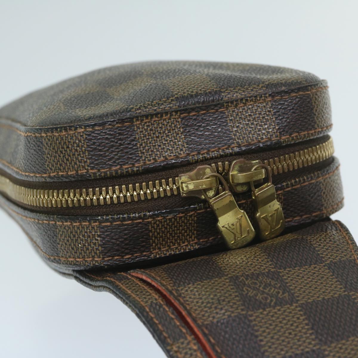 LOUIS VUITTON Damier Ebene Geronimos Shoulder Bag N51994 LV Auth 59392