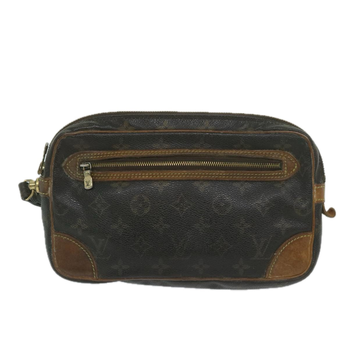 LOUIS VUITTON Monogram Marly Dragonne GM Clutch Bag M51825 LV Auth 59399