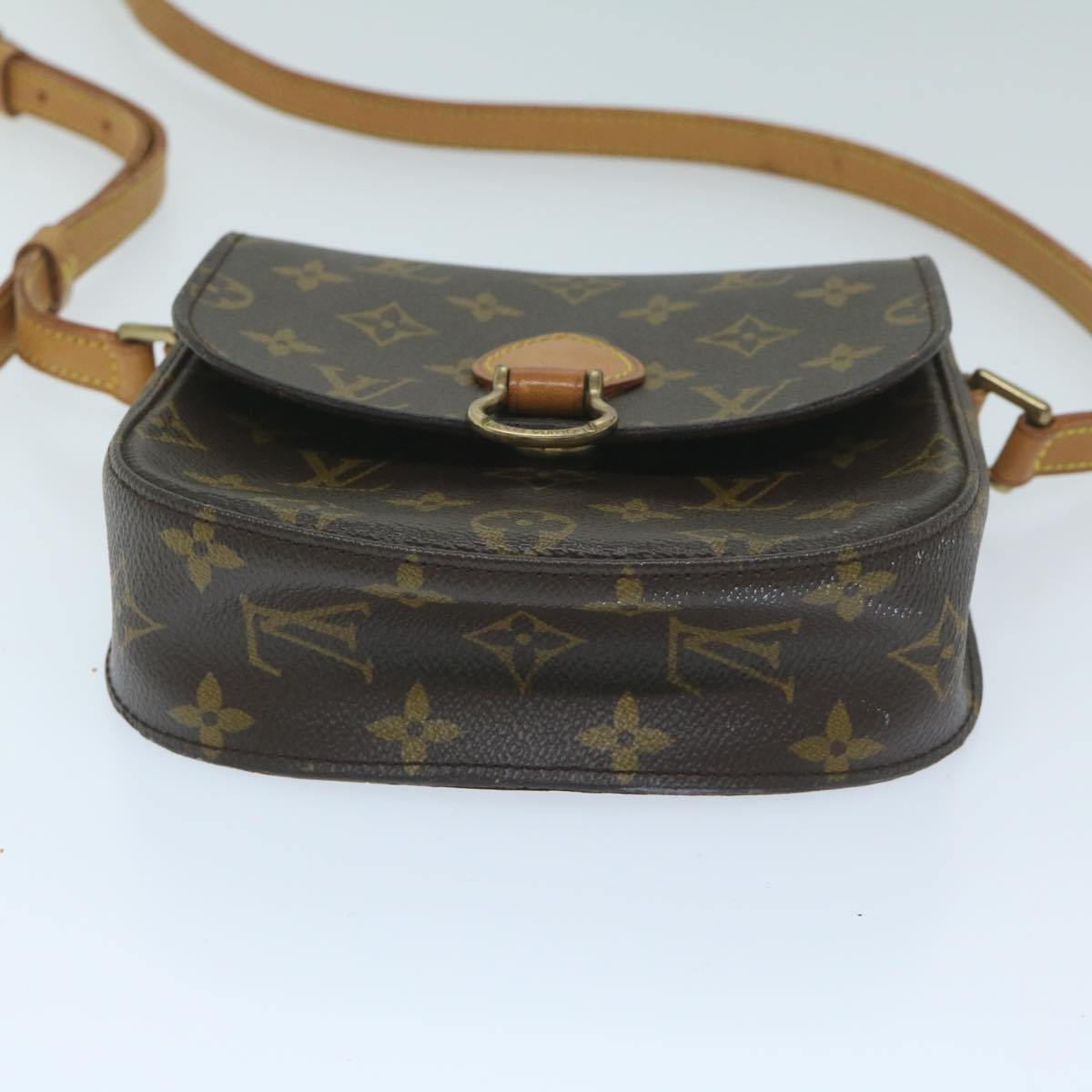 LOUIS VUITTON Monogram Saint Cloud PM Shoulder Bag M51244 LV Auth 59400