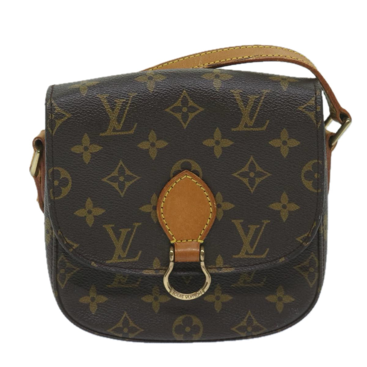 LOUIS VUITTON Monogram Saint Cloud PM Shoulder Bag M51244 LV Auth 59400