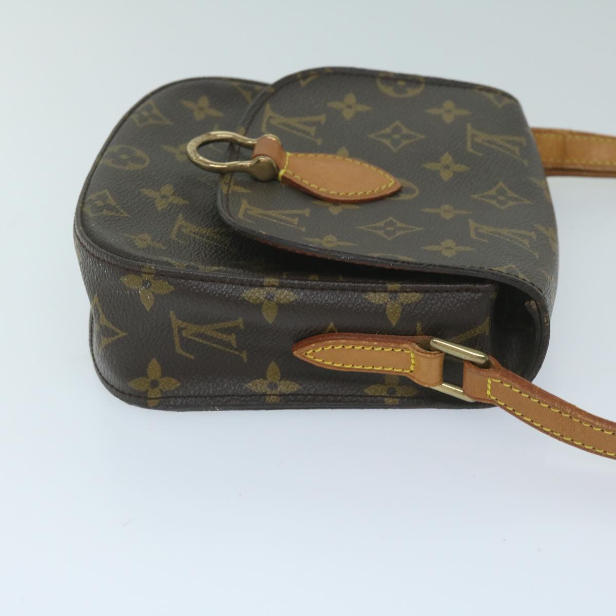 LOUIS VUITTON Monogram Saint Cloud PM Shoulder Bag M51244 LV Auth 59400