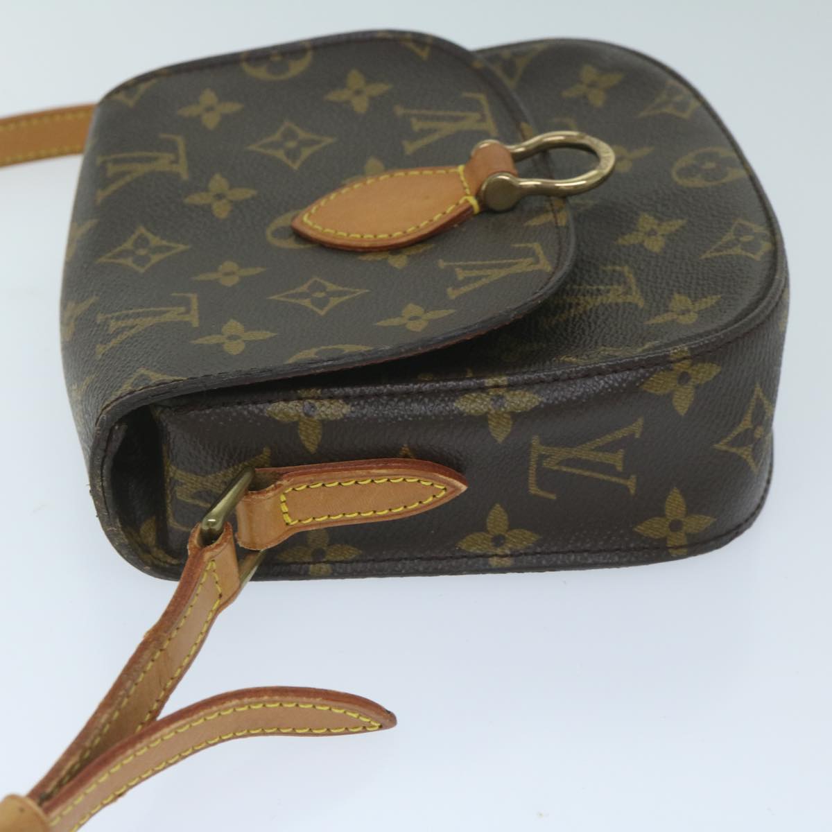 LOUIS VUITTON Monogram Saint Cloud PM Shoulder Bag M51244 LV Auth 59400