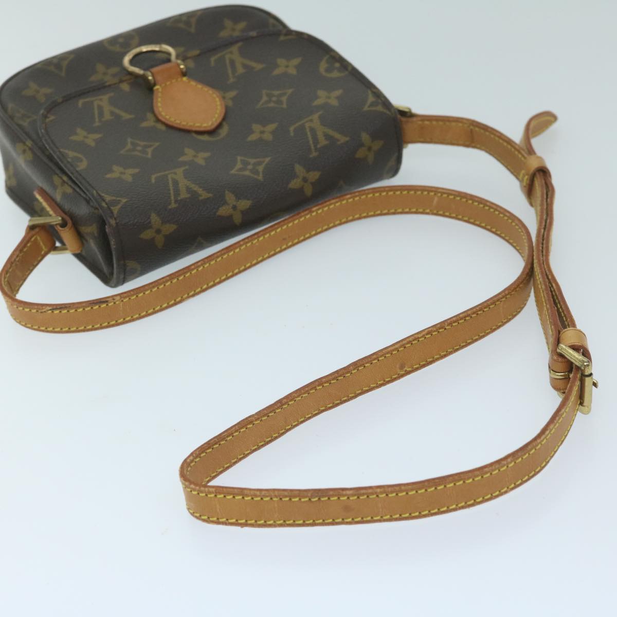 LOUIS VUITTON Monogram Saint Cloud PM Shoulder Bag M51244 LV Auth 59400