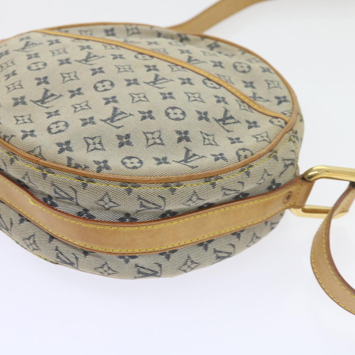 LOUIS VUITTON Monogram Mini Jeanne GM Shoulder Bag Blue M92000 LV Auth 59410