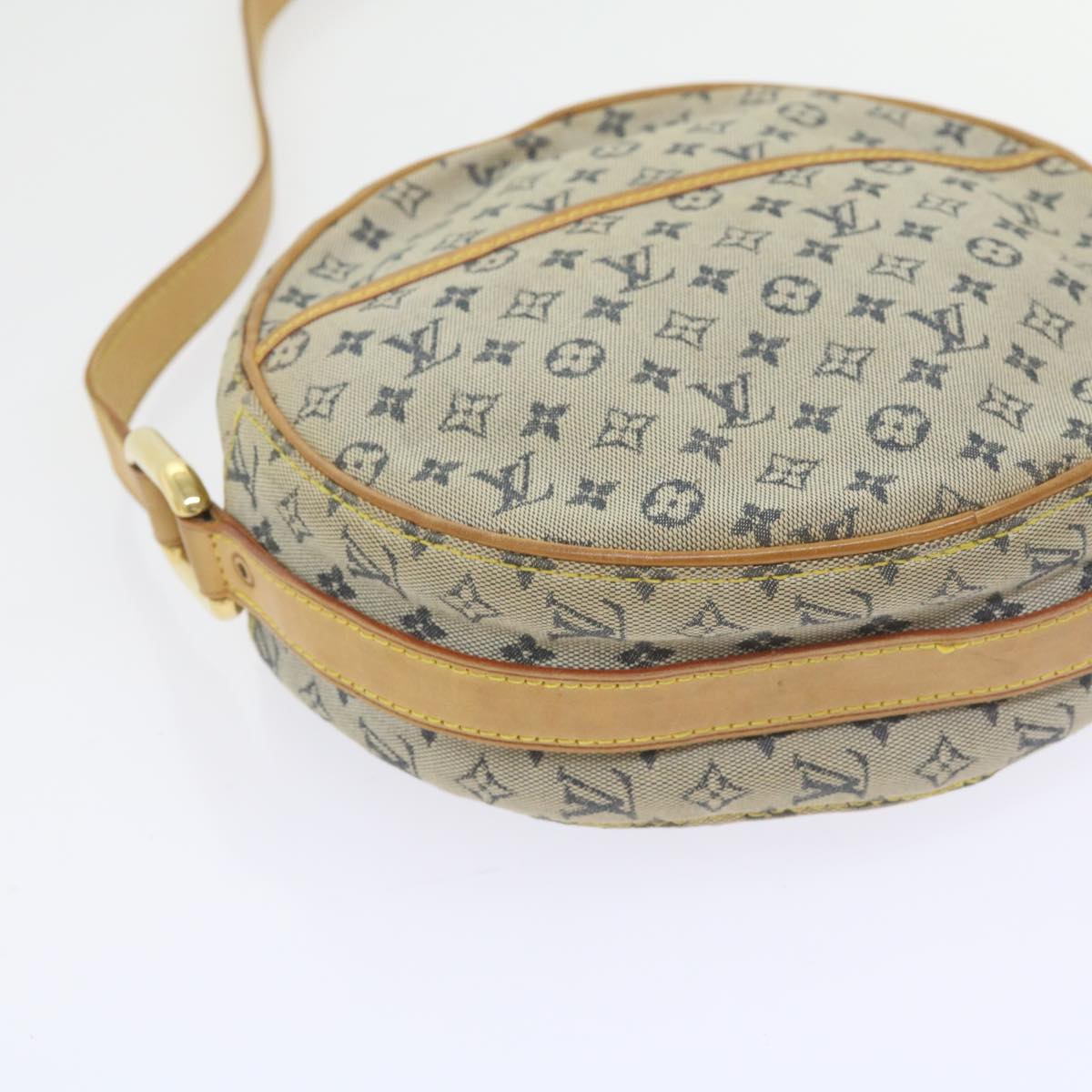 LOUIS VUITTON Monogram Mini Jeanne GM Shoulder Bag Blue M92000 LV Auth 59410