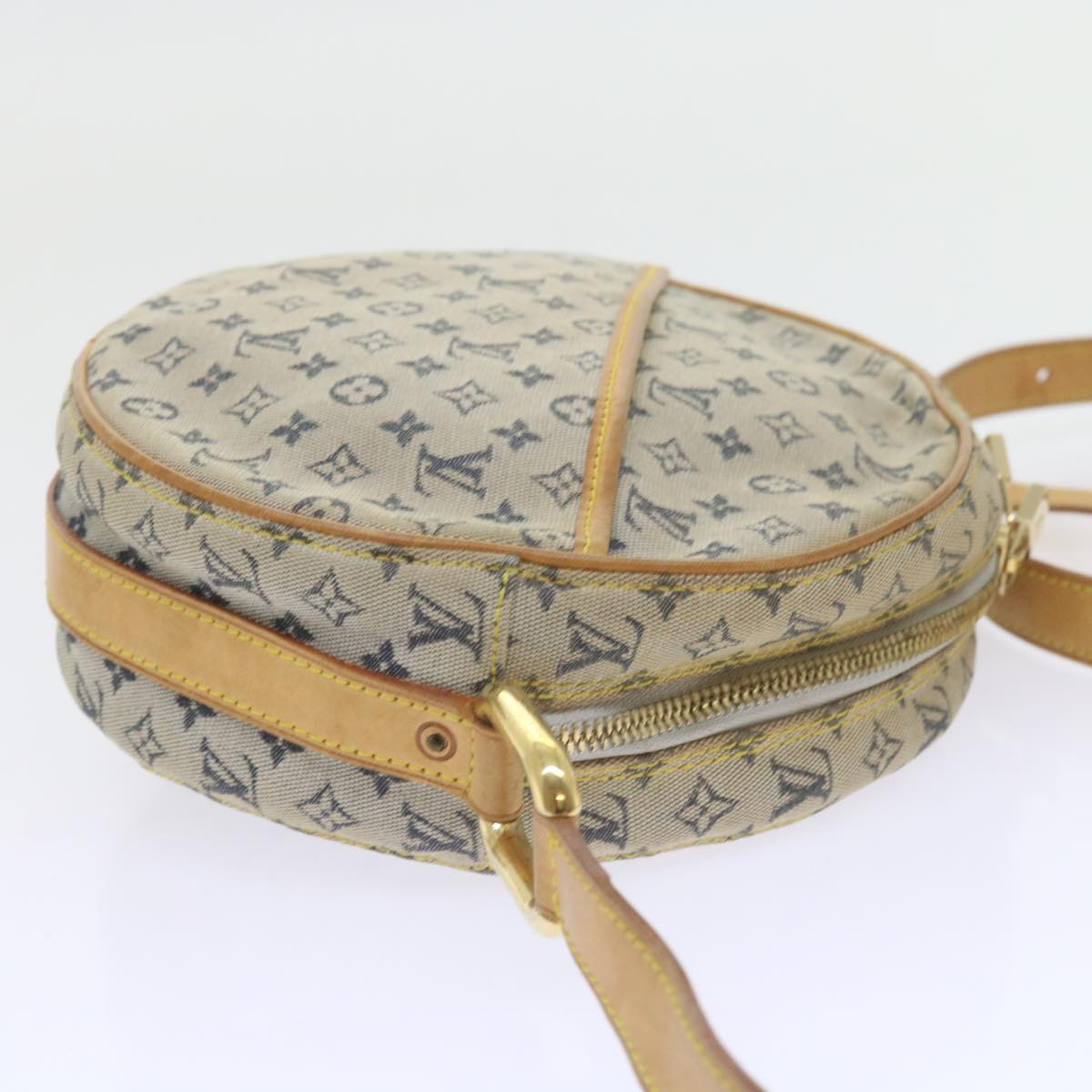 LOUIS VUITTON Monogram Mini Jeanne GM Shoulder Bag Blue M92000 LV Auth 59410