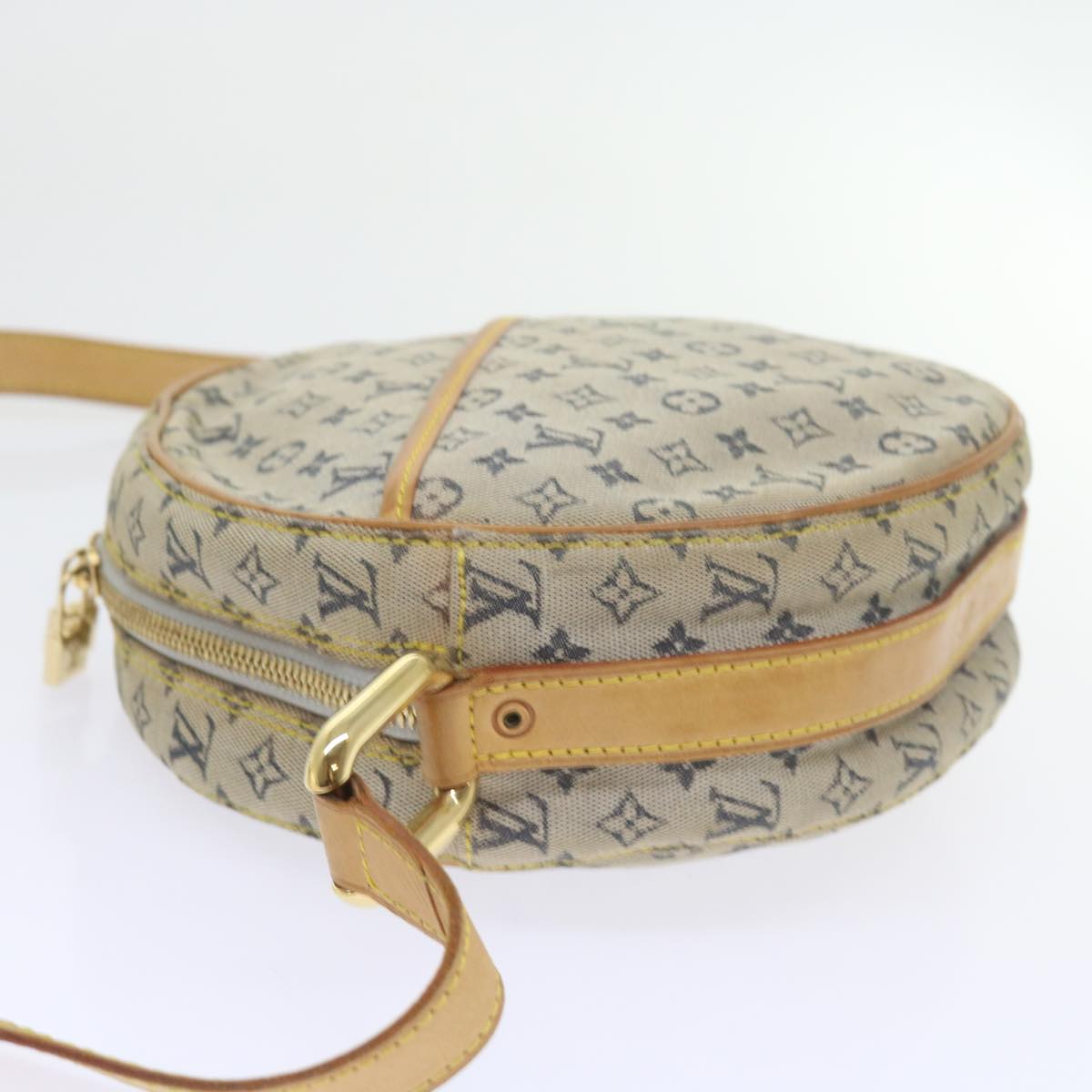 LOUIS VUITTON Monogram Mini Jeanne GM Shoulder Bag Blue M92000 LV Auth 59410