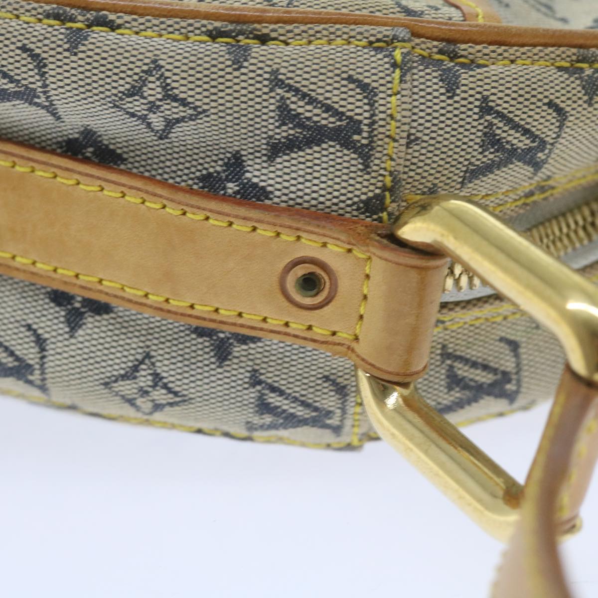 LOUIS VUITTON Monogram Mini Jeanne GM Shoulder Bag Blue M92000 LV Auth 59410