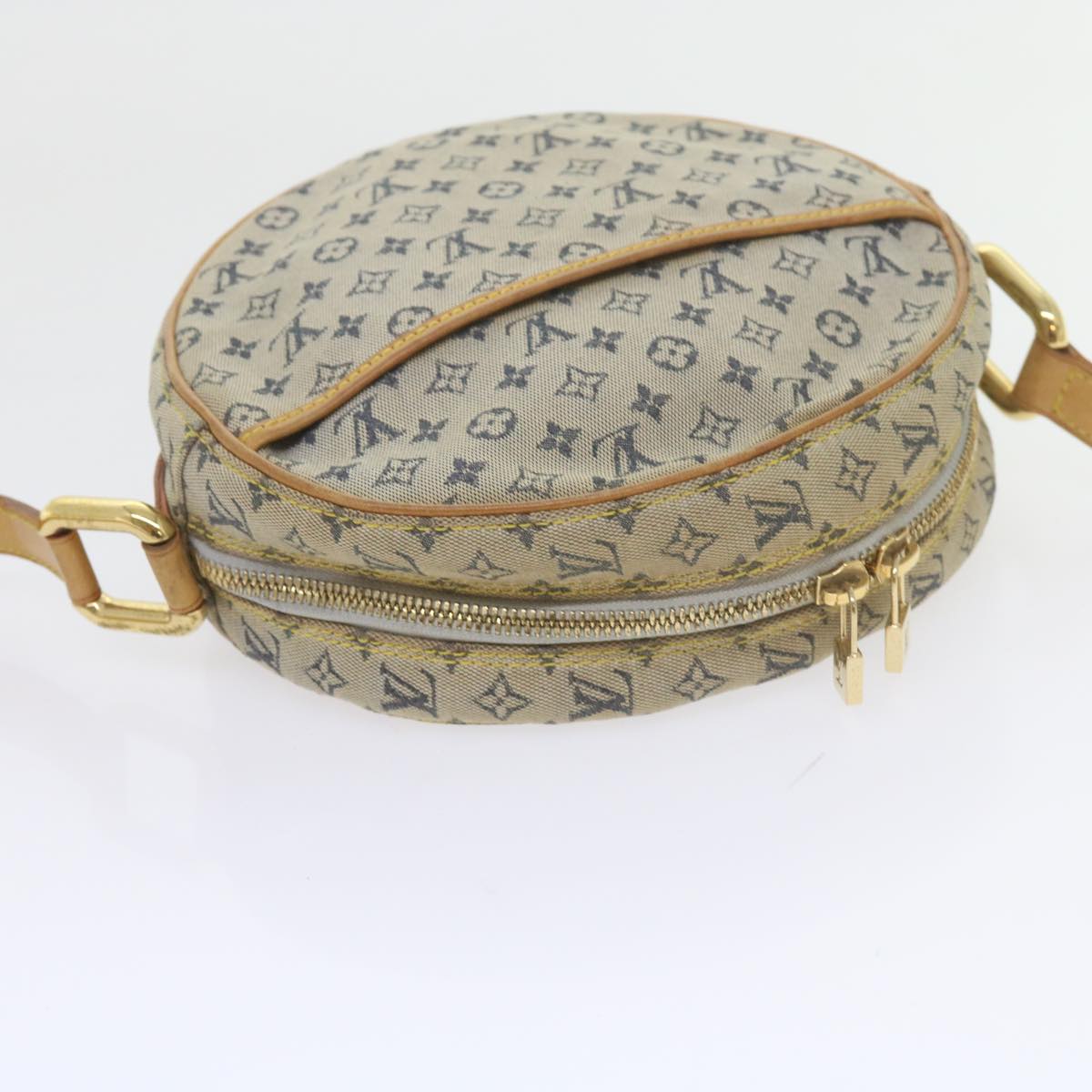 LOUIS VUITTON Monogram Mini Jeanne GM Shoulder Bag Blue M92000 LV Auth 59410