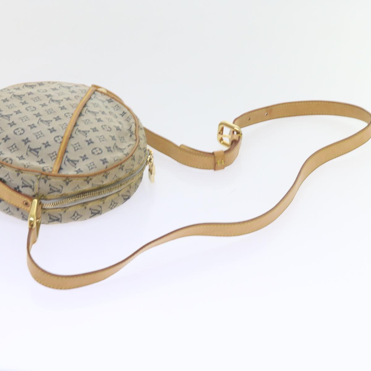 LOUIS VUITTON Monogram Mini Jeanne GM Shoulder Bag Blue M92000 LV Auth 59410