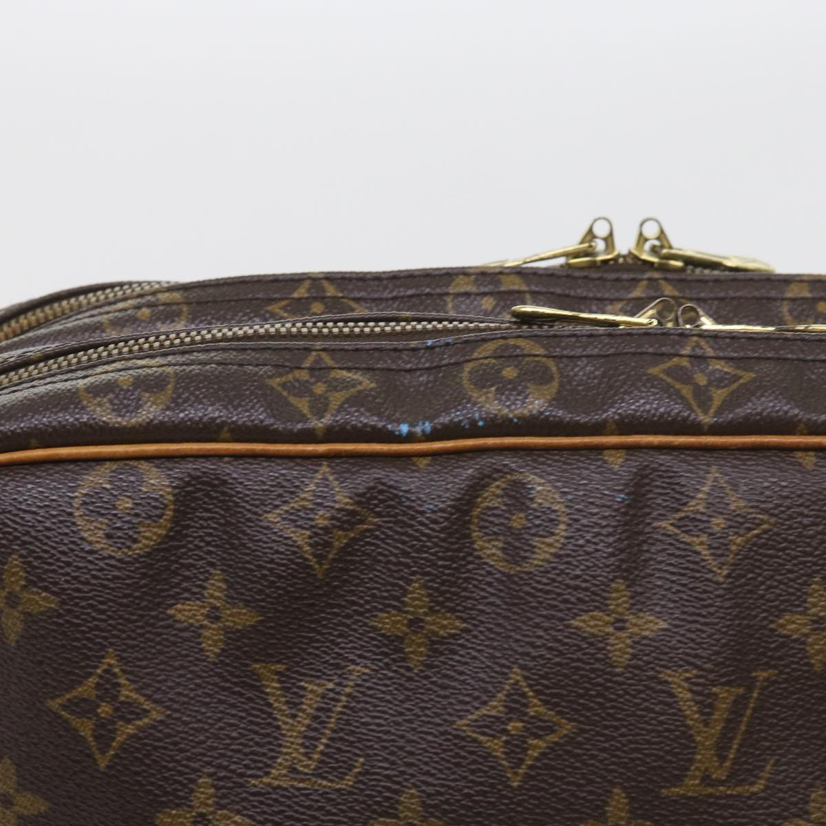 LOUIS VUITTON Monogram Reporter GM Shoulder Bag M45252 LV Auth 59420