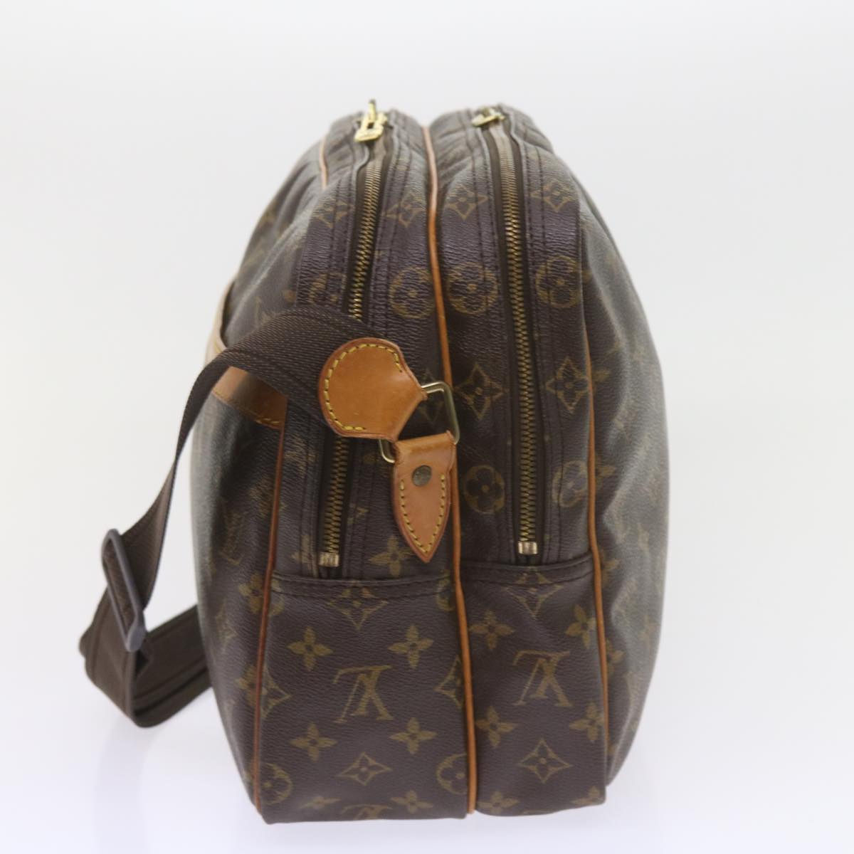 LOUIS VUITTON Monogram Reporter GM Shoulder Bag M45252 LV Auth 59420