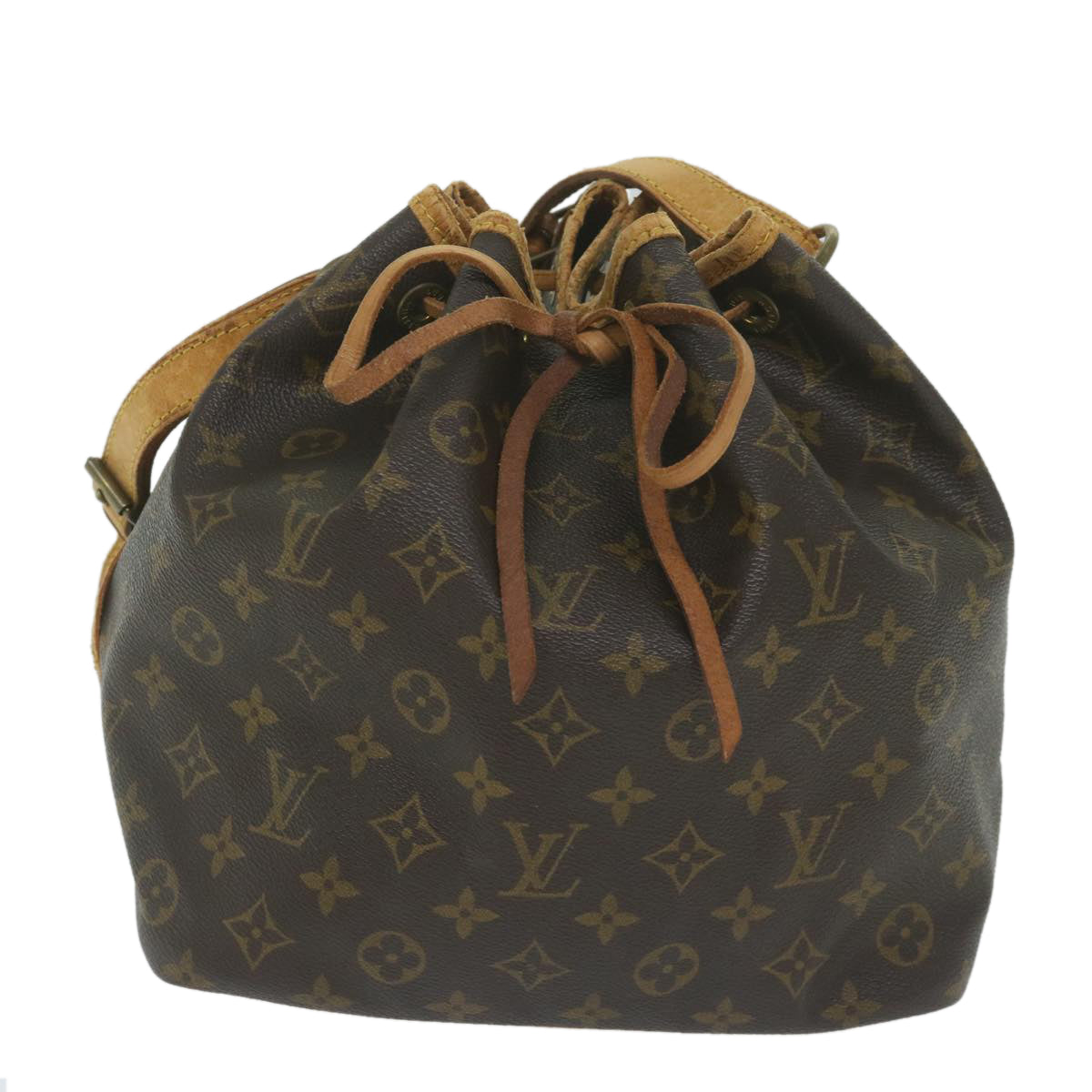 LOUIS VUITTON Monogram Petit Noe Shoulder Bag M42226 LV Auth 59425