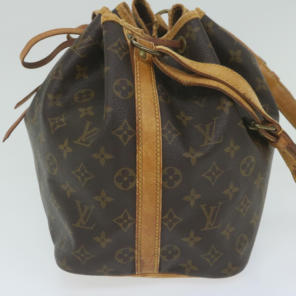 LOUIS VUITTON Monogram Petit Noe Shoulder Bag M42226 LV Auth 59425