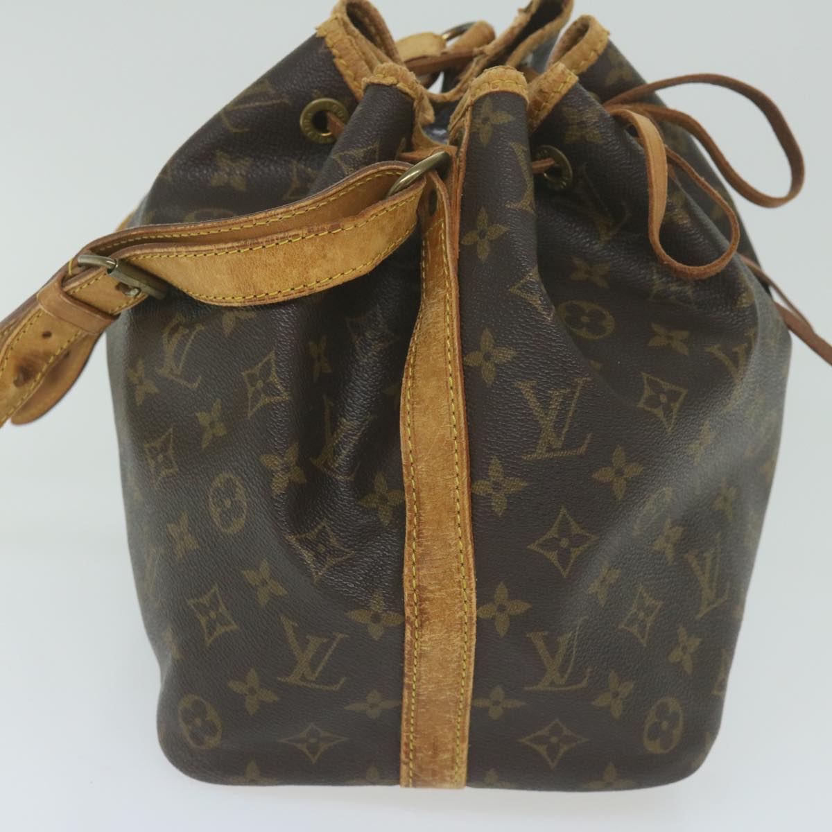 LOUIS VUITTON Monogram Petit Noe Shoulder Bag M42226 LV Auth 59425