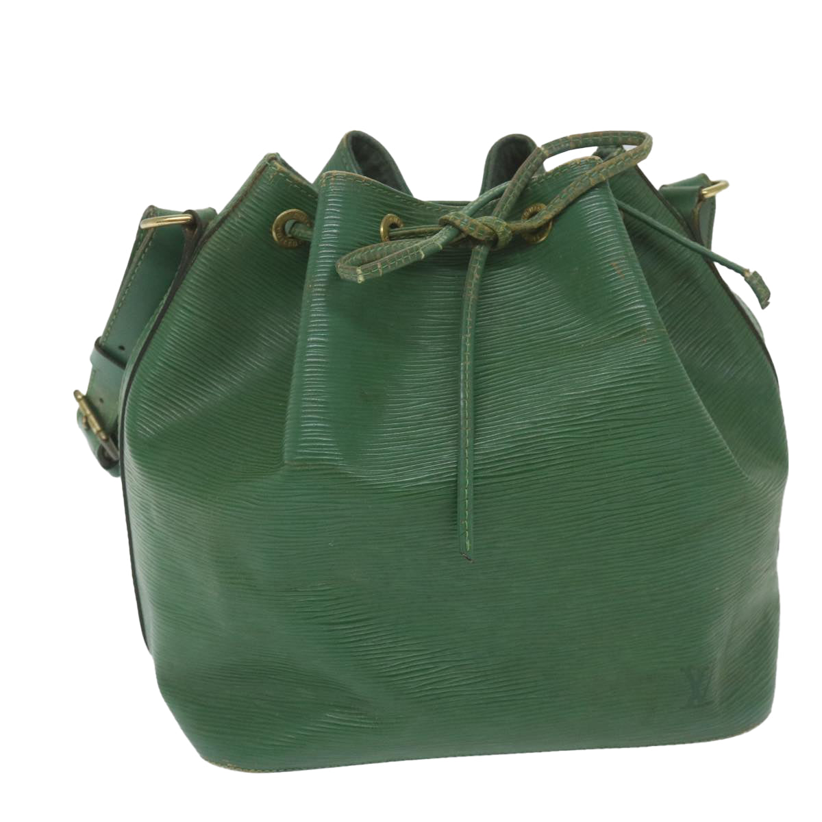 LOUIS VUITTON Epi Petit Noe Shoulder Bag Green M44104 LV Auth 59431