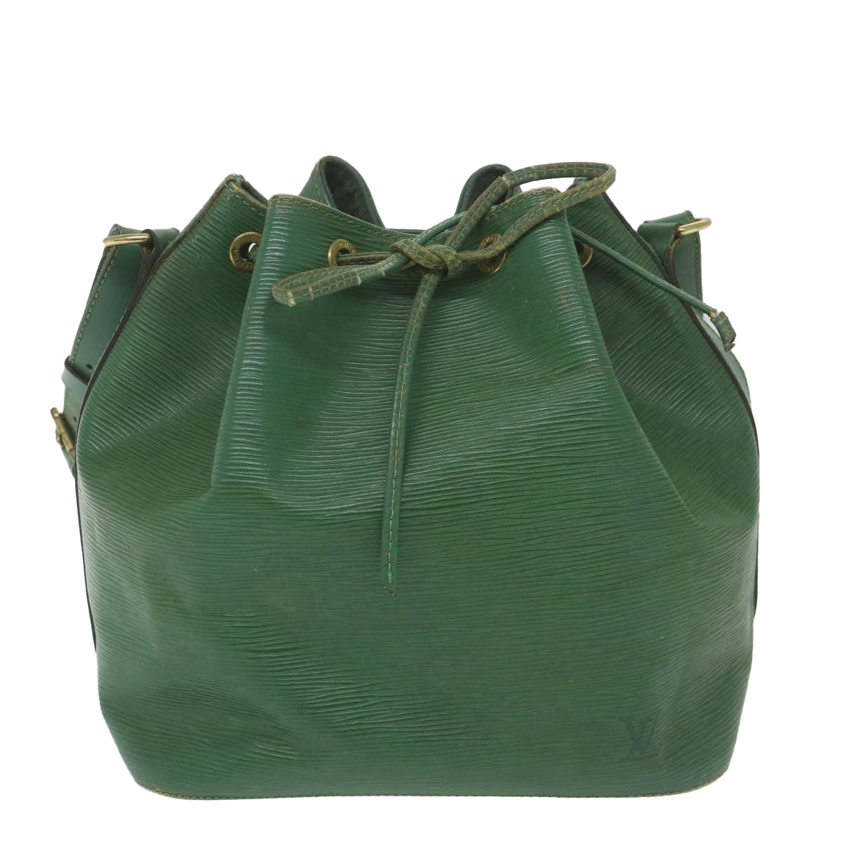 LOUIS VUITTON Epi Petit Noe Shoulder Bag Green M44104 LV Auth 59431