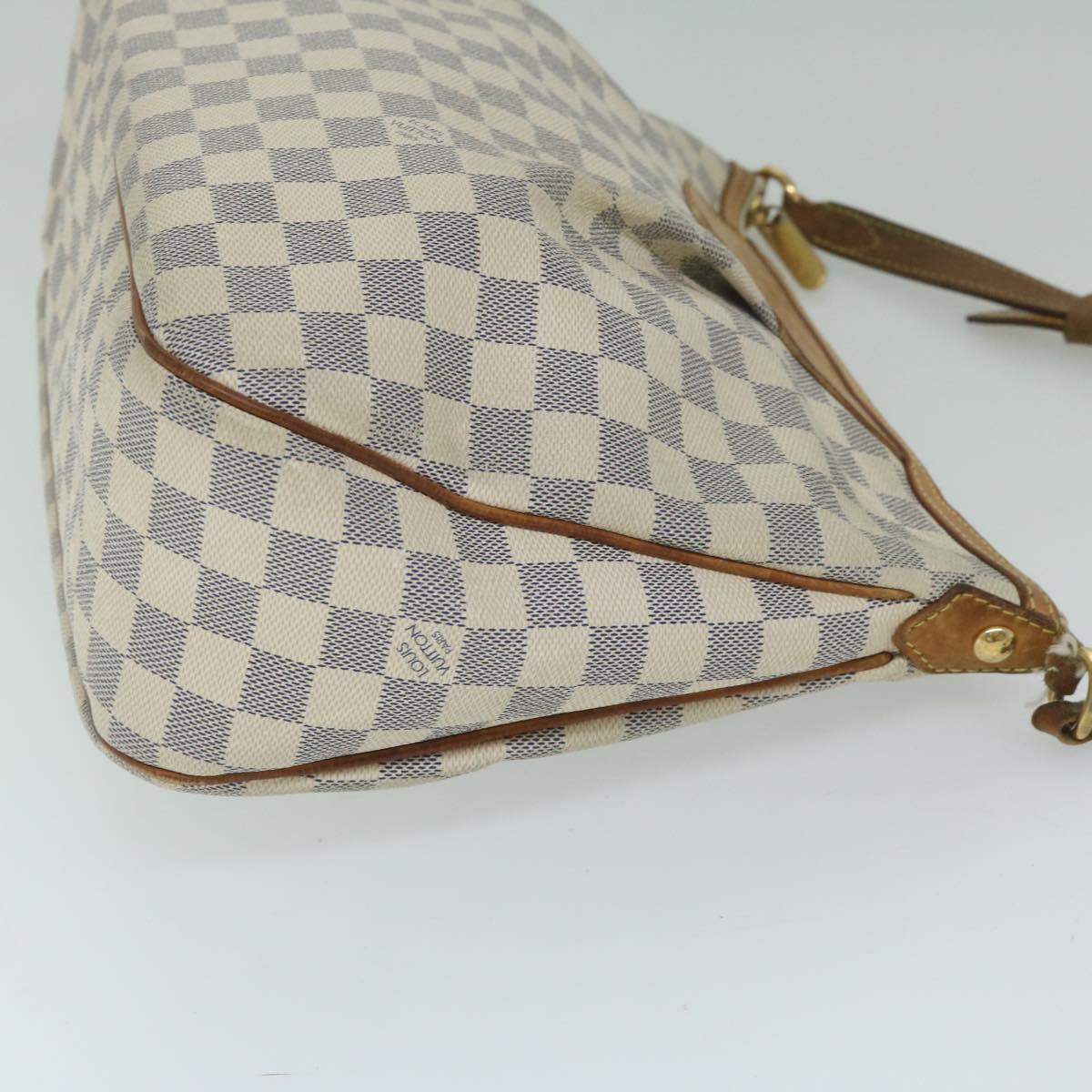 LOUIS VUITTON Damier Azur Siracusa MM Shoulder Bag N41112 LV Auth 59436