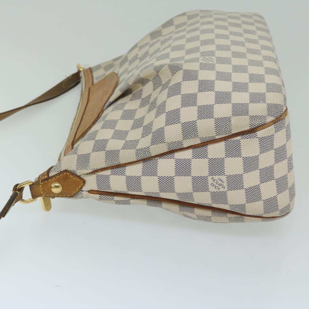 LOUIS VUITTON Damier Azur Siracusa MM Shoulder Bag N41112 LV Auth 59436