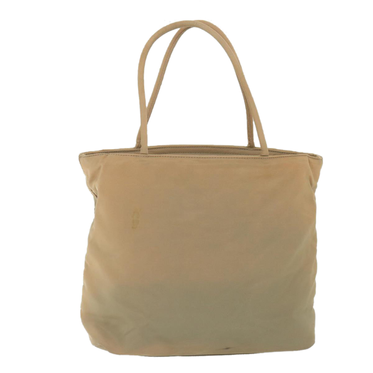 PRADA Hand Bag Nylon Beige Auth 59455 - 0