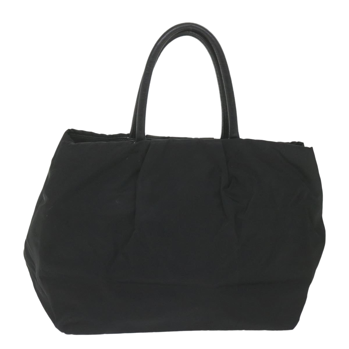 PRADA Hand Bag Nylon Black Auth 59480 - 0