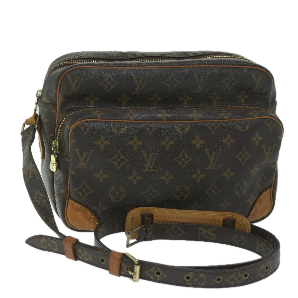 LOUIS VUITTON Monogram Nile Shoulder Bag M45244 LV Auth 59515