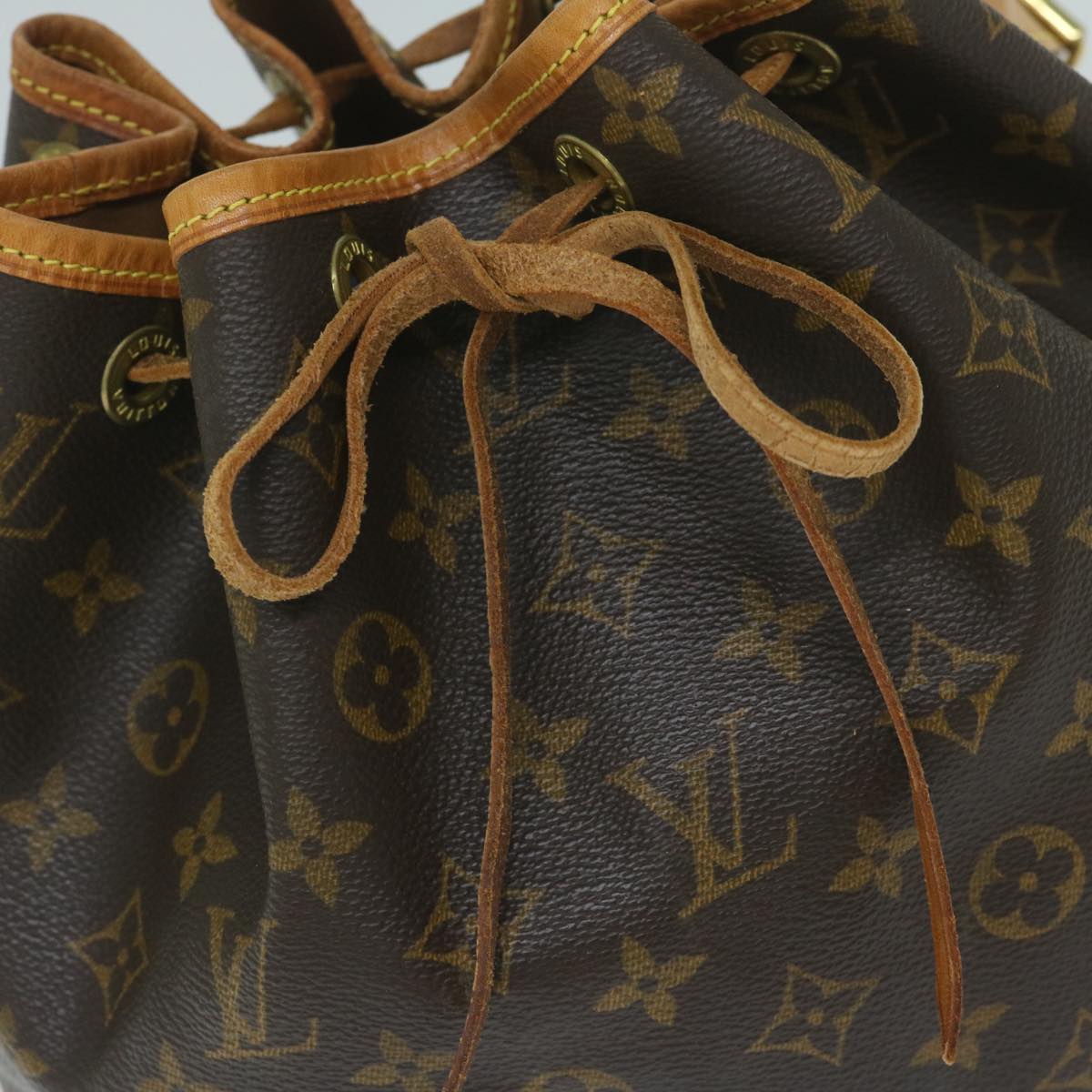 LOUIS VUITTON Monogram Petit Noe Shoulder Bag M42226 LV Auth 59531