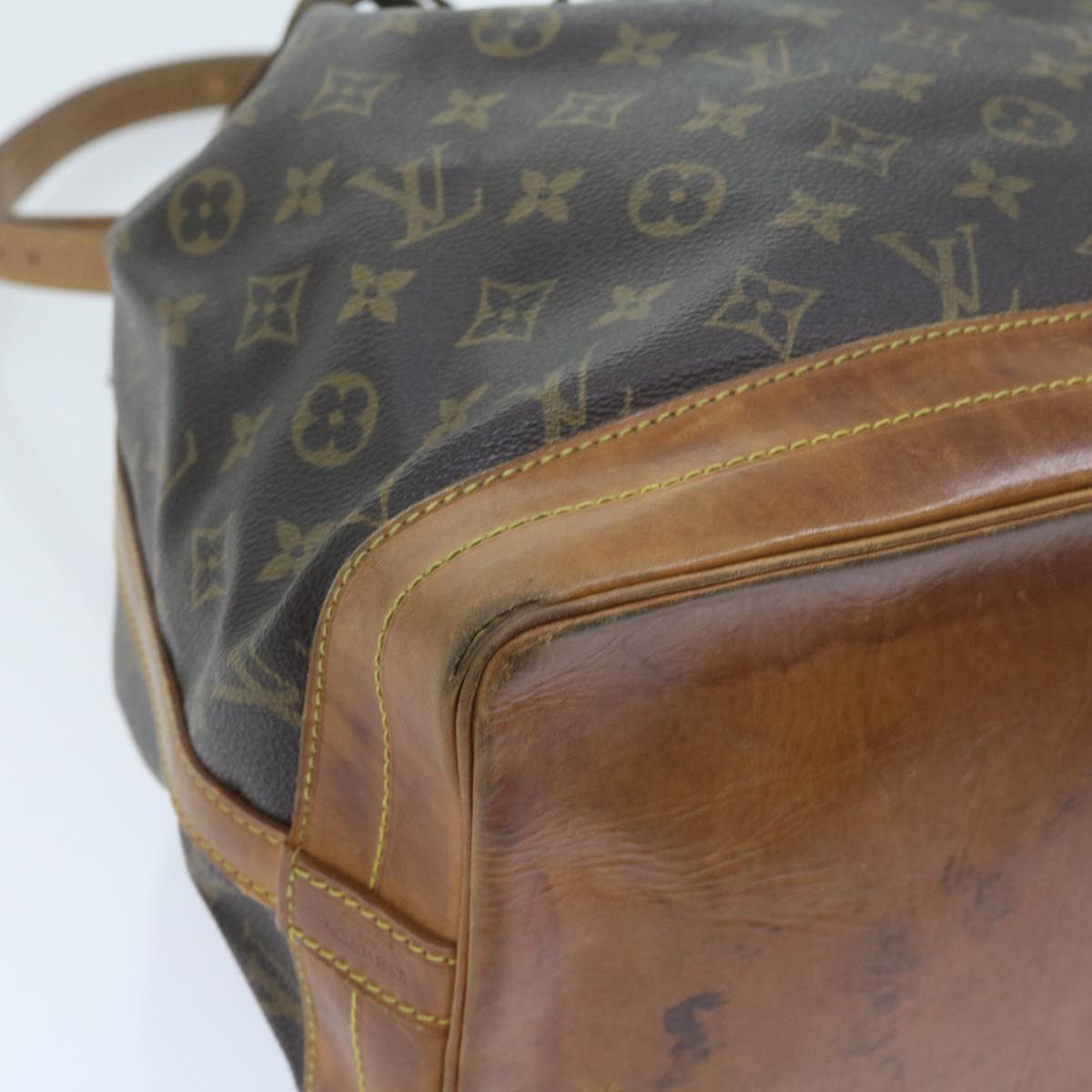 LOUIS VUITTON Monogram Noe Shoulder Bag M42224 LV Auth 59532