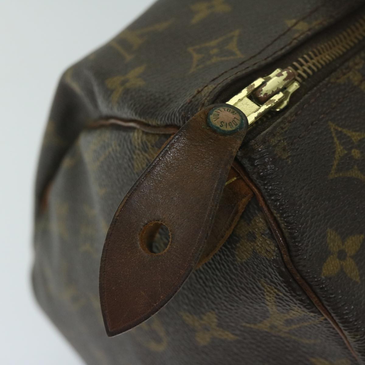 LOUIS VUITTON Monogram Speedy 30 Hand Bag M41526 LV Auth 59538