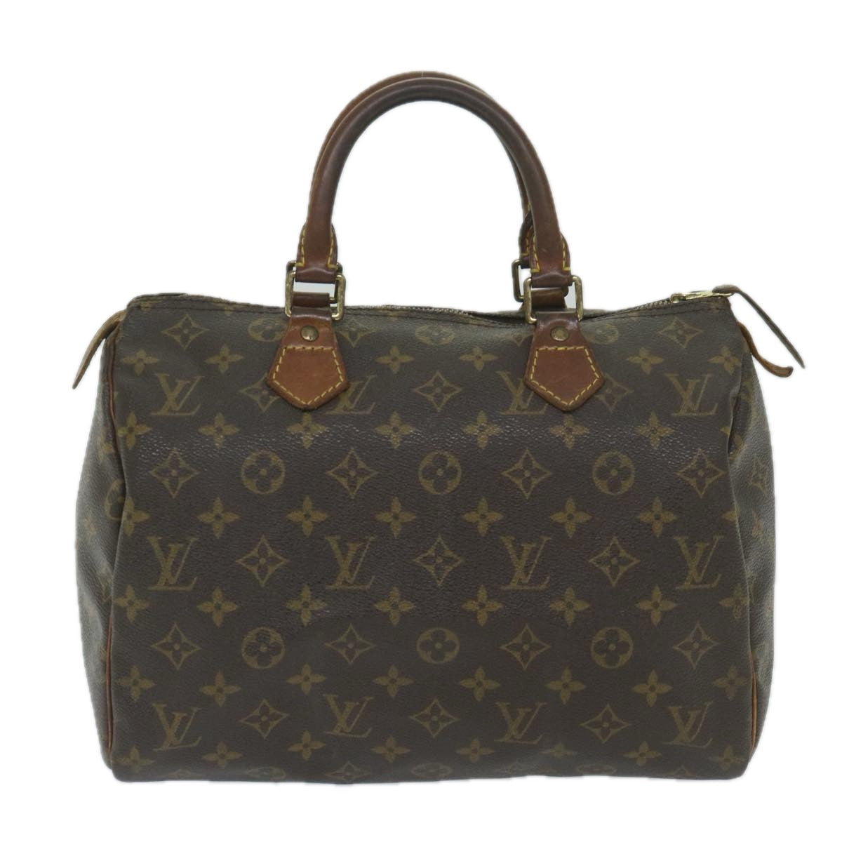 LOUIS VUITTON Monogram Speedy 30 Hand Bag M41526 LV Auth 59538