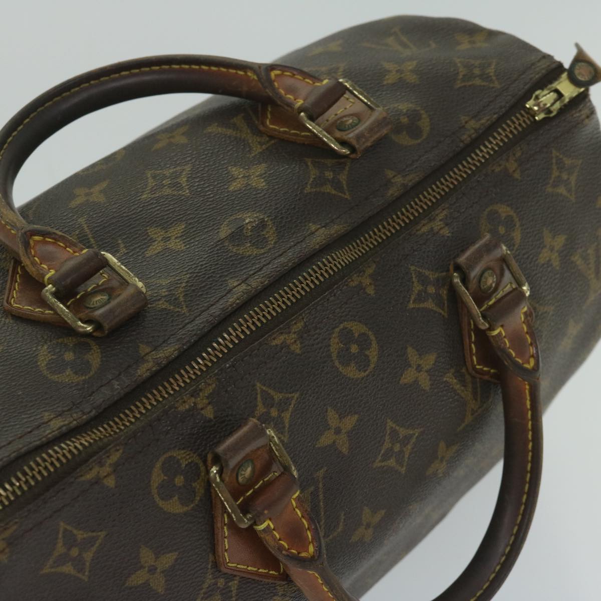 LOUIS VUITTON Monogram Speedy 30 Hand Bag M41526 LV Auth 59538