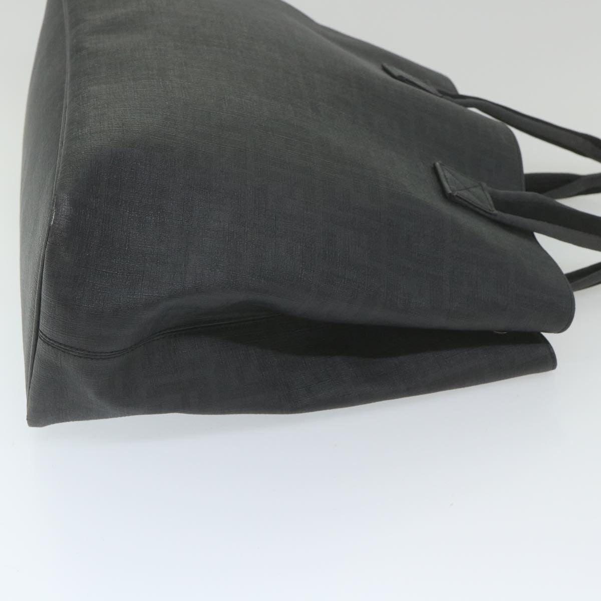 FENDI Zucca Canvas Tote Bag Black Auth 59554