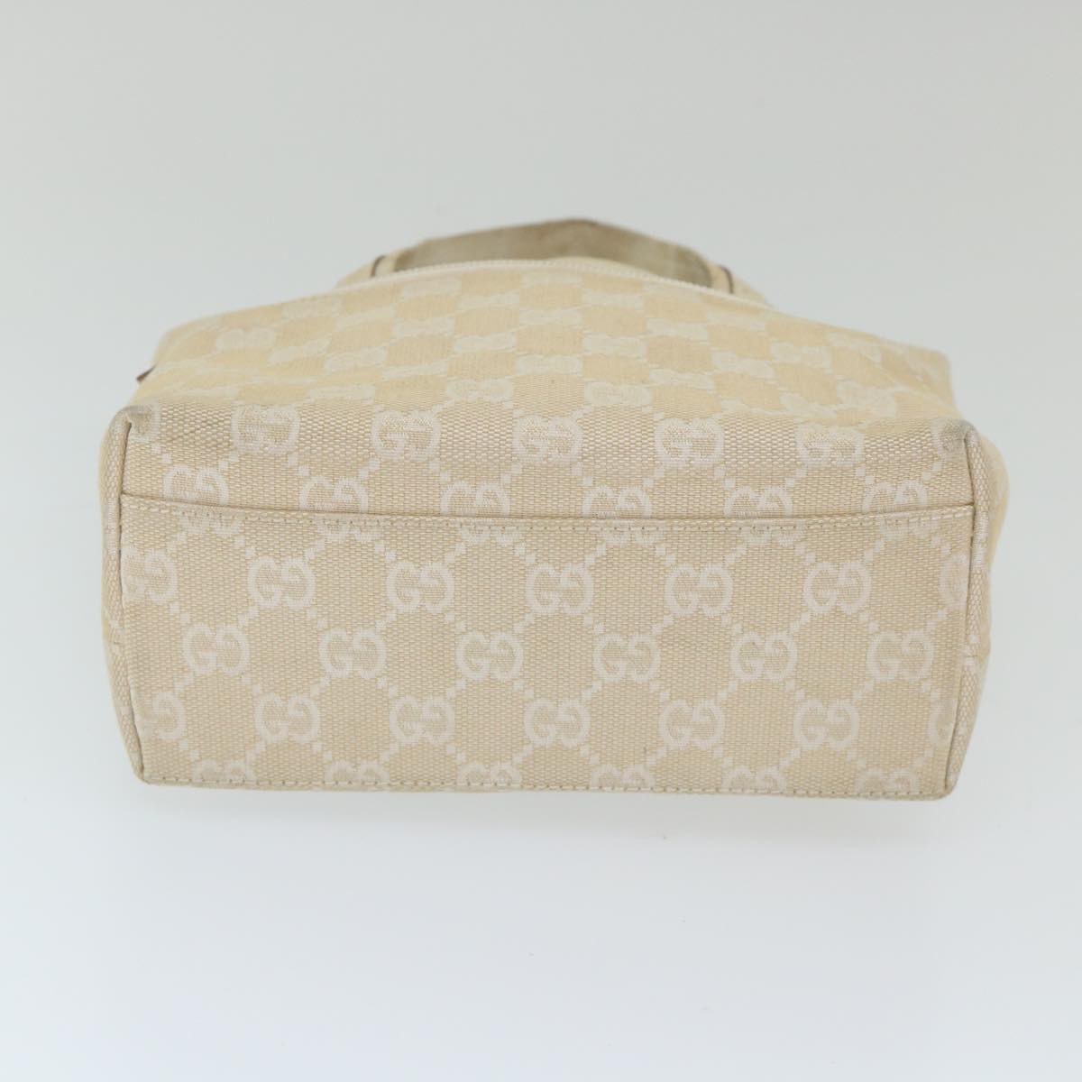 GUCCI GG Canvas Hand Bag Cream 002 1079 001998 Auth 59559