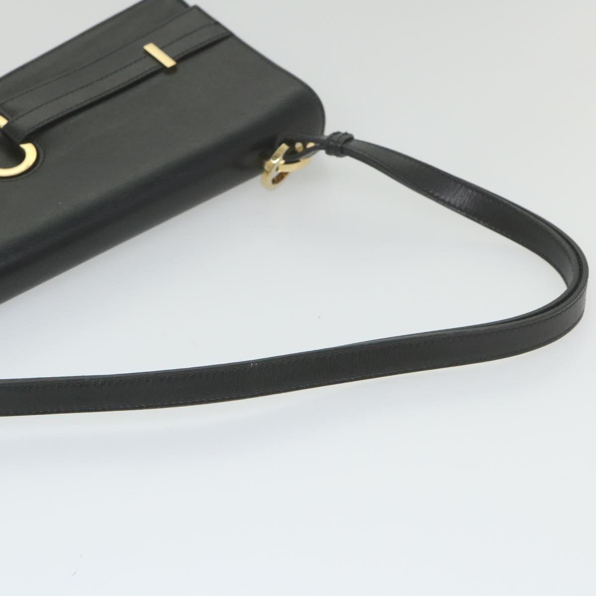 GUCCI Shoulder Bag Leather Black 001 4045 001364 Auth 59560