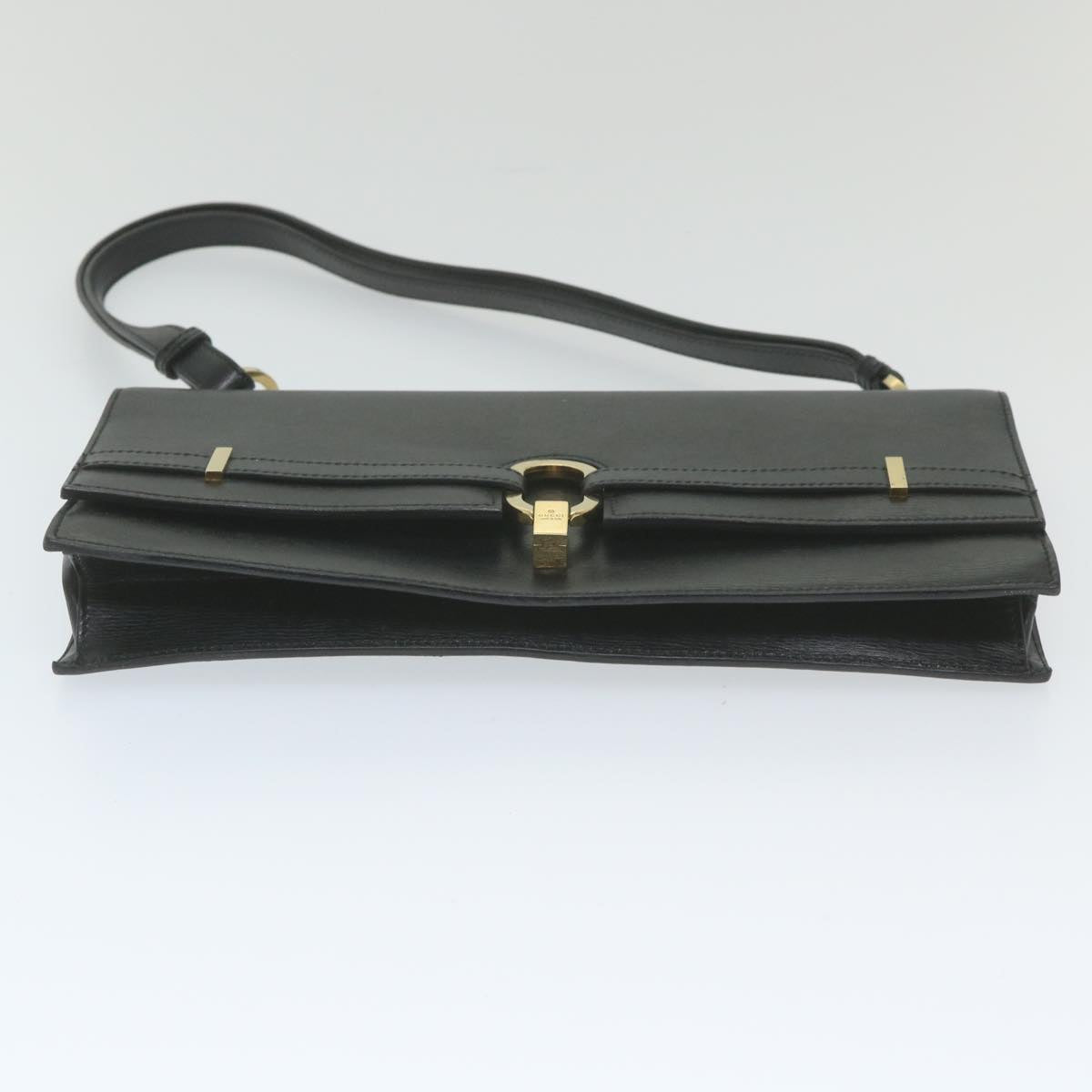 GUCCI Shoulder Bag Leather Black 001 4045 001364 Auth 59560