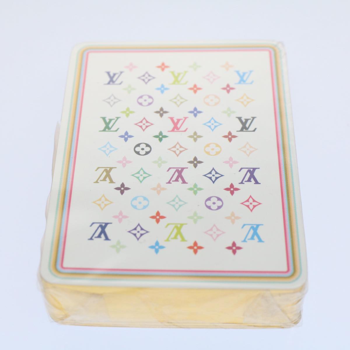 LOUIS VUITTON Monogram Multicolor Playing Cards Black White LV Auth 59577S - 0