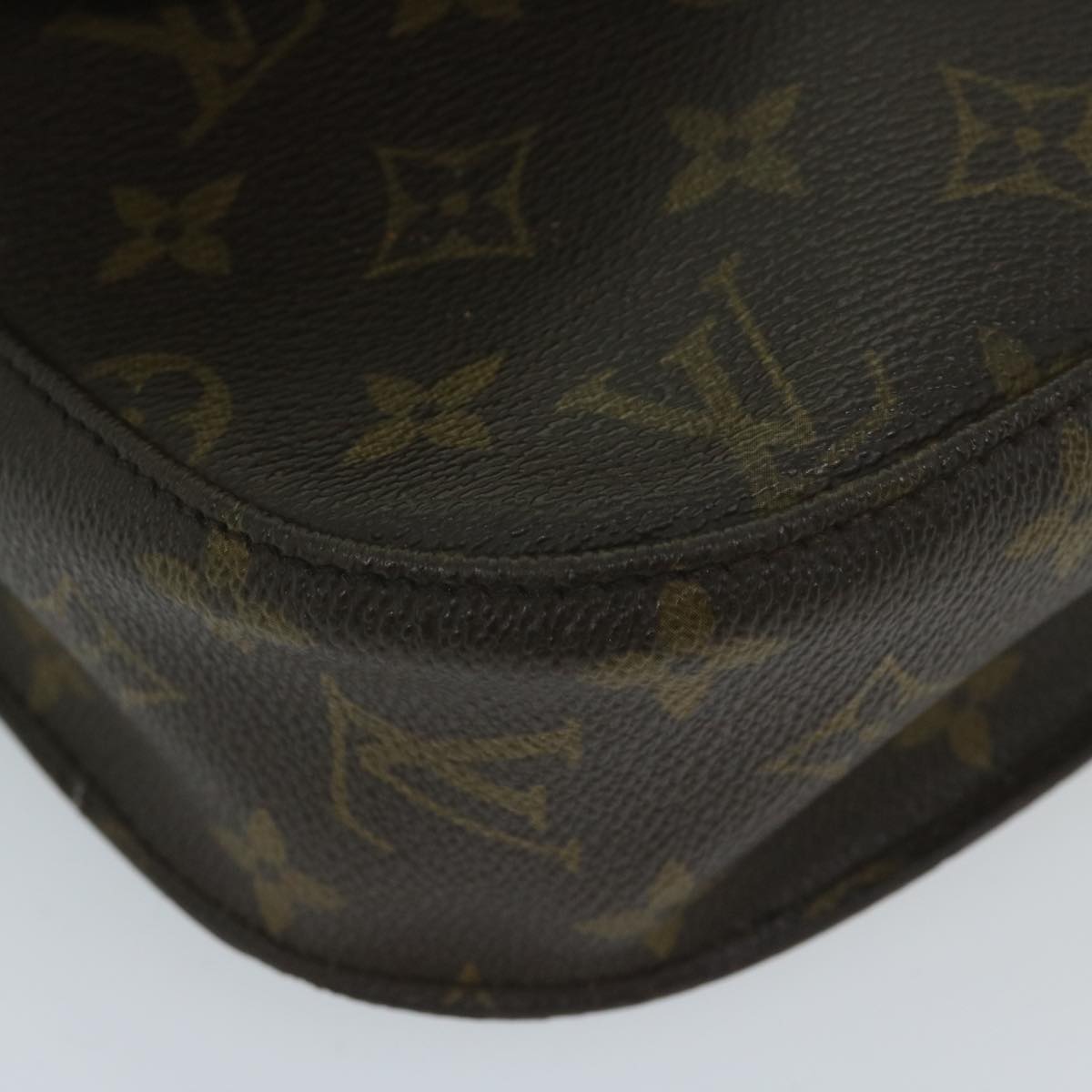 LOUIS VUITTON Monogram Saint Cloud GM Shoulder Bag M51242 LV Auth 59609