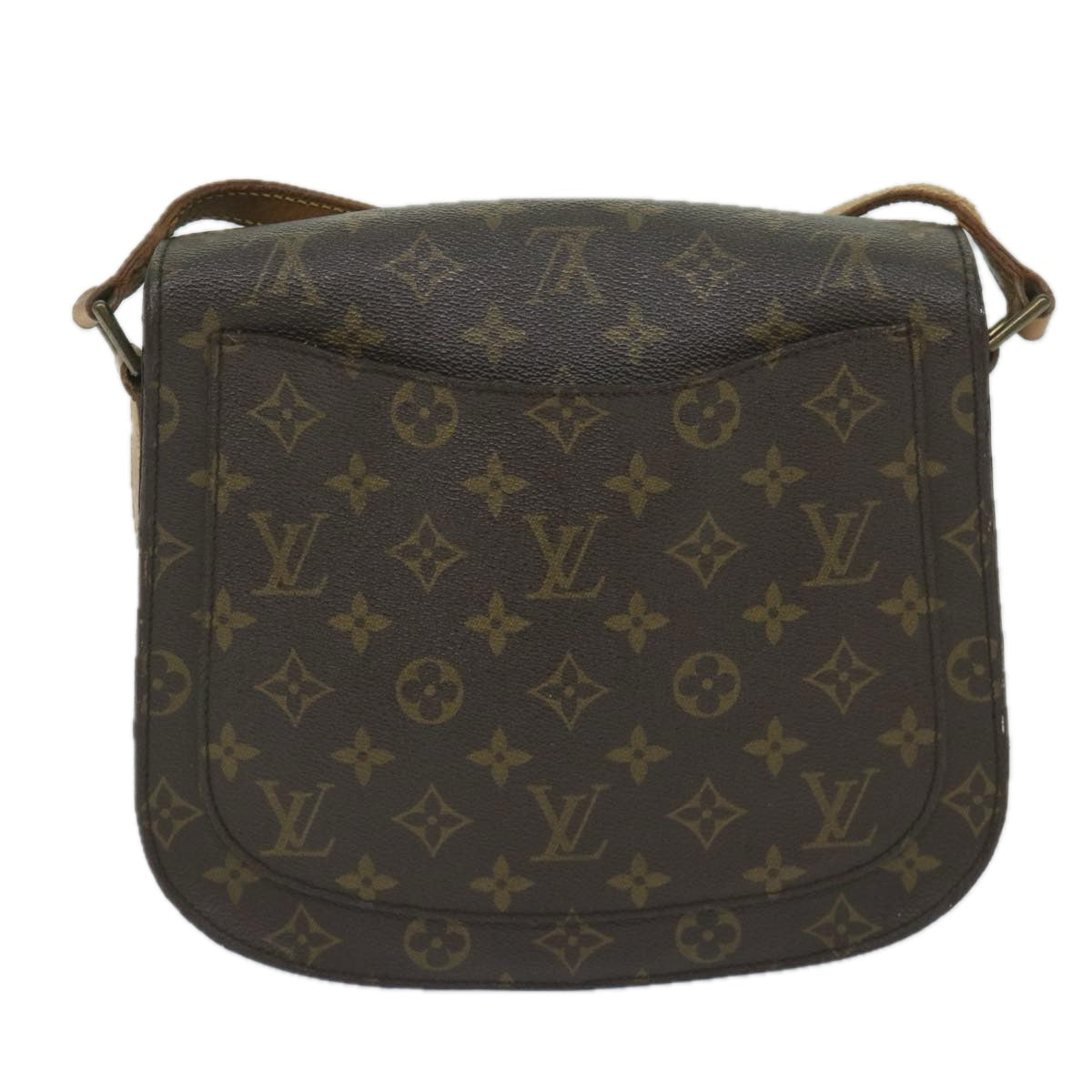 LOUIS VUITTON Monogram Saint Cloud GM Shoulder Bag M51242 LV Auth 59609