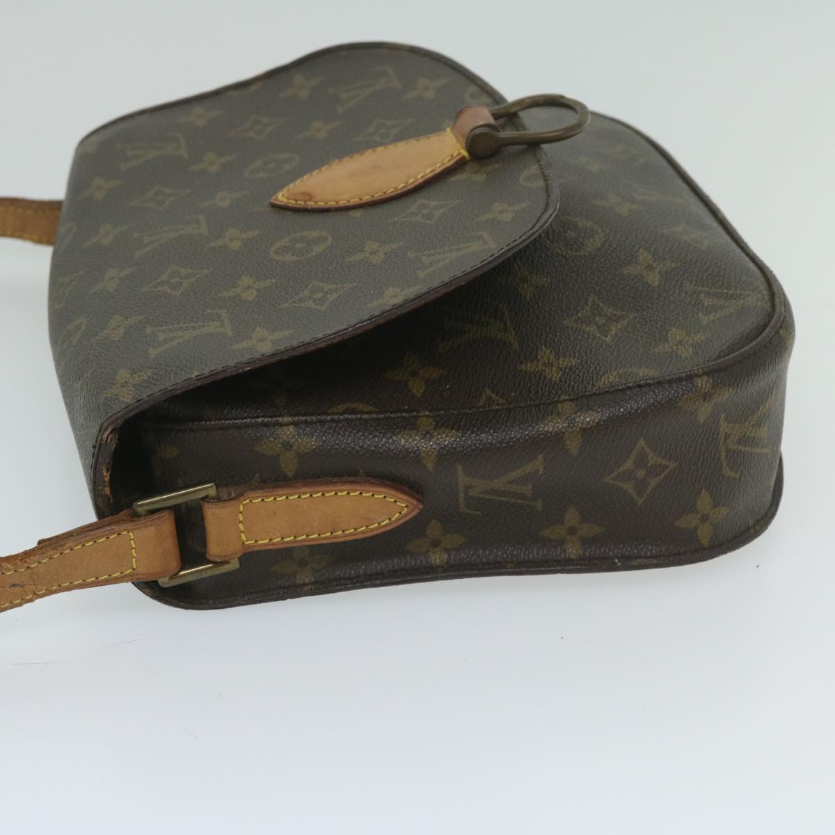 LOUIS VUITTON Monogram Saint Cloud GM Shoulder Bag M51242 LV Auth 59609