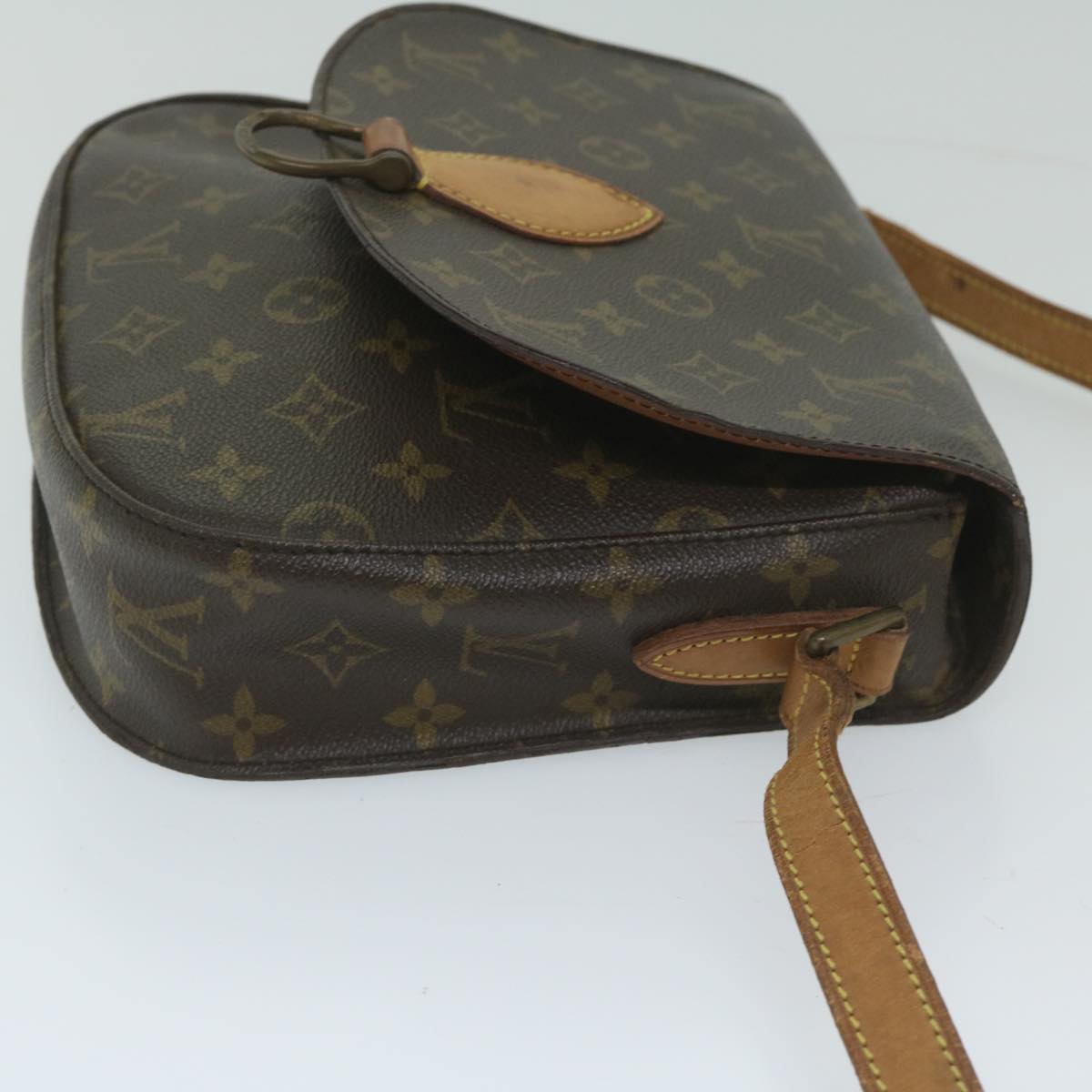 LOUIS VUITTON Monogram Saint Cloud GM Shoulder Bag M51242 LV Auth 59609