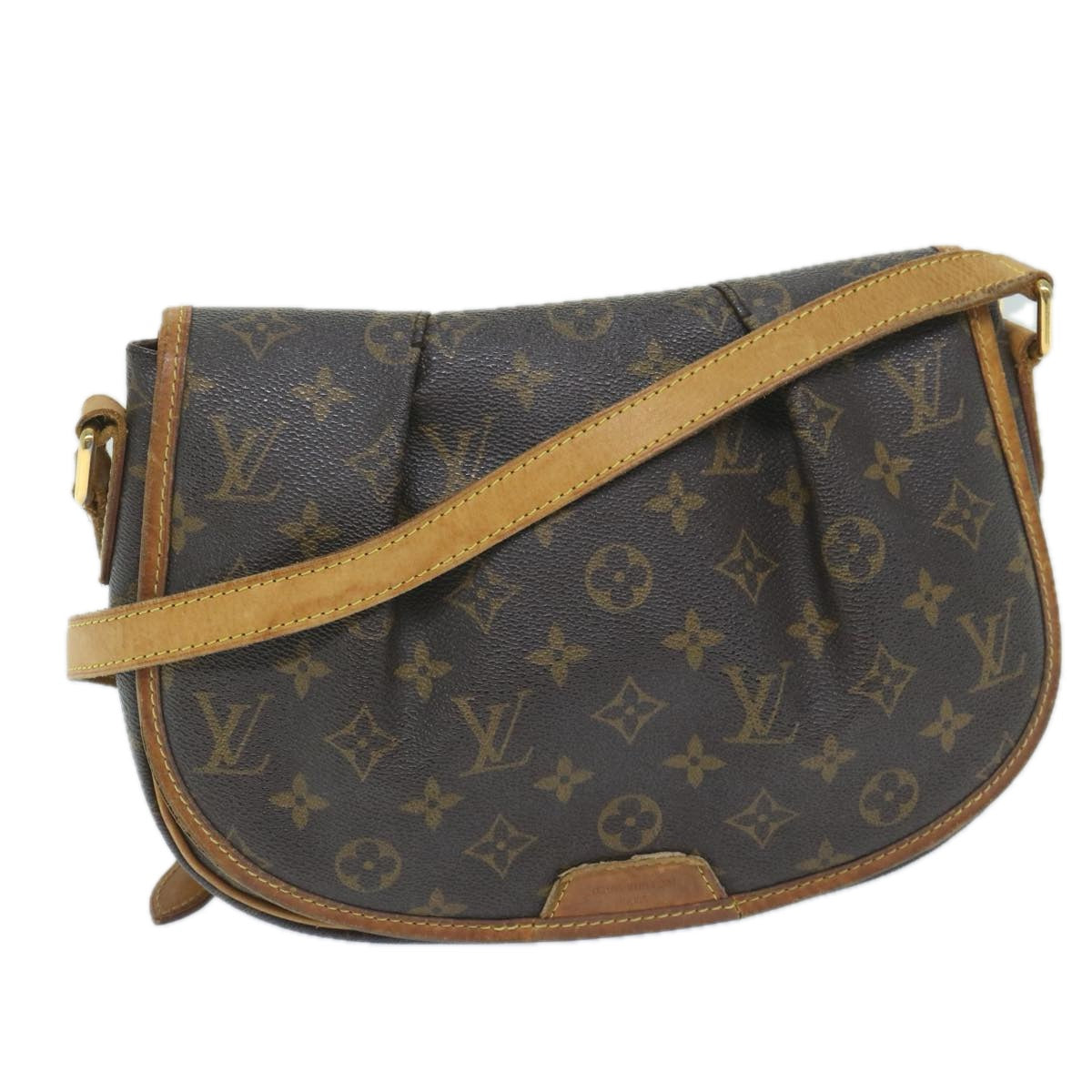 LOUIS VUITTON Monogram Menilmontant PM Shoulder Bag M40474 LV Auth 59611