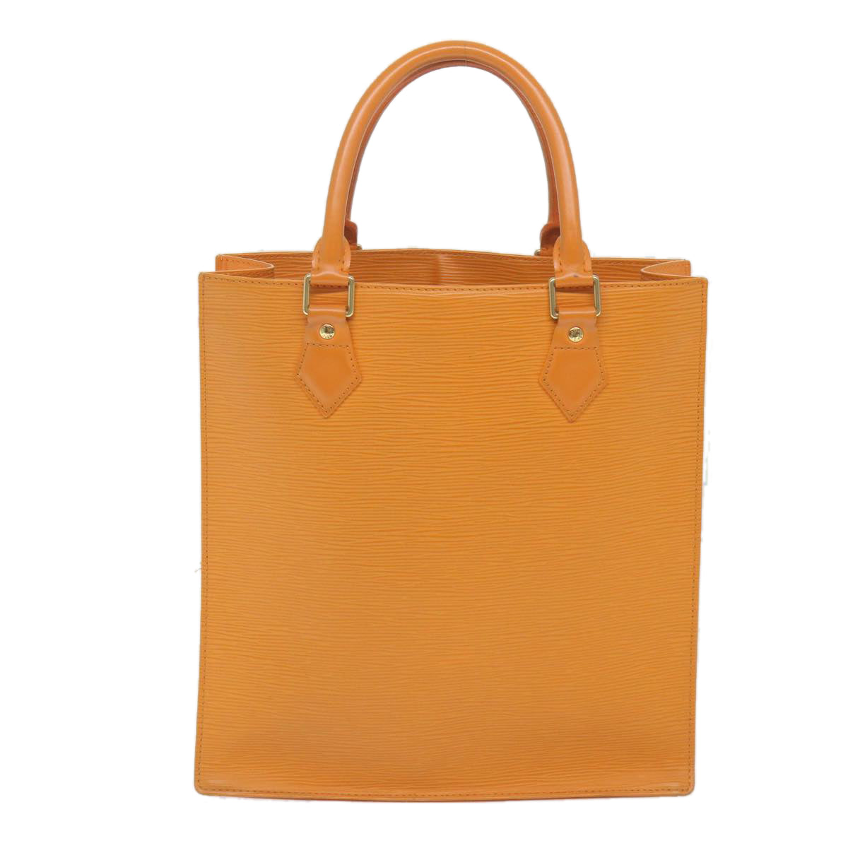 LOUIS VUITTON Epi Sac Plat PM Hand Bag Orange Mandarin M5274H LV Auth 59637 - 0